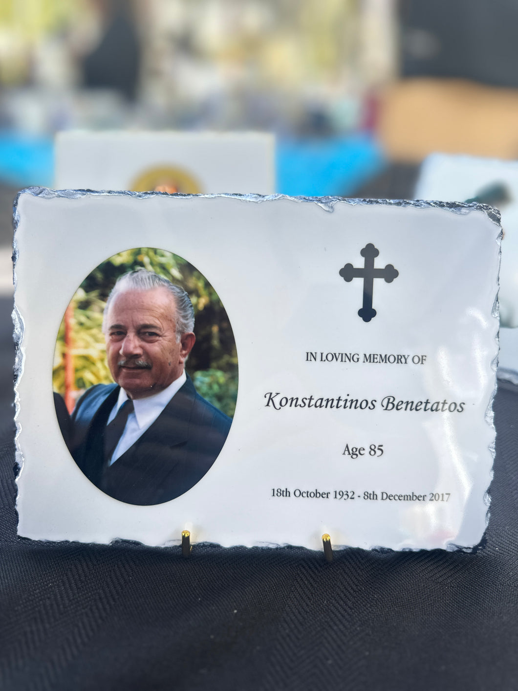 Personalised Memorial Slate