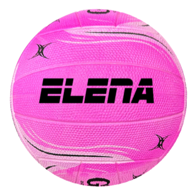 PERSONALISED GILBERT PHOENIX NETBALL PINK (Size 5)