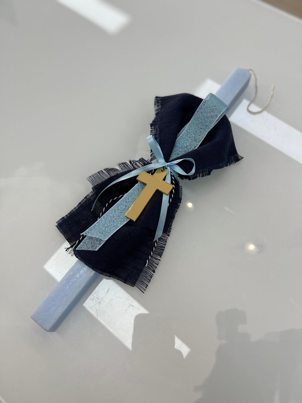 Personalised Easter Candles Style #4 Cross